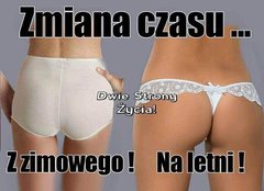 Przypominam dzisiaj w nocy godzin mniej na bzykanie.