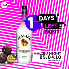 Już dziś MALIBU NIGHT - SEX PARTY w Swingers Clubie LaVa!