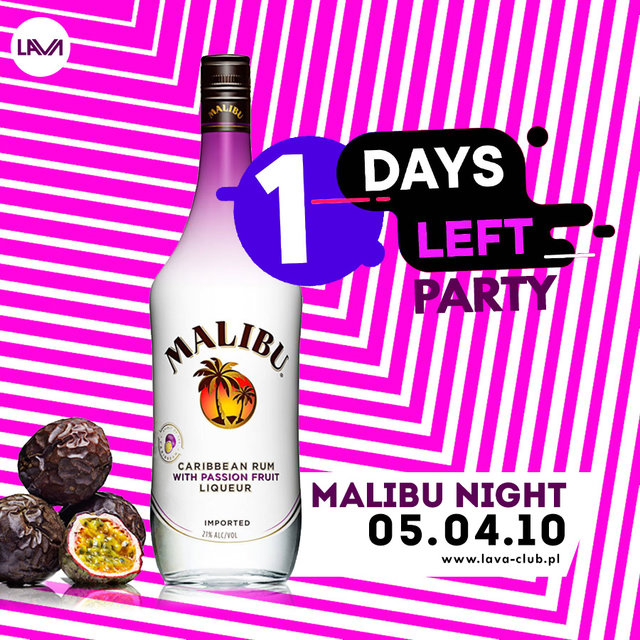 Już dziś MALIBU NIGHT - SEX PARTY w Swingers Clubie LaVa! - LavaClub