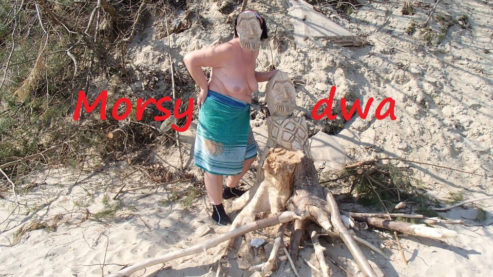 Plaża 6 kwietnia 2019 roku. - Morsy_dwa