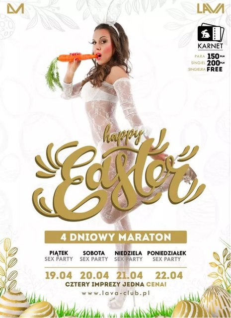 WIELKANOCNY MARATON - od piątku do poniedziałku! - LavaClub