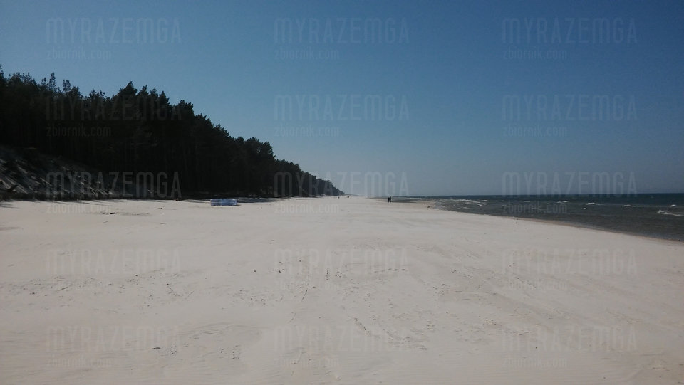 "Nasza plaża"  w wielkanocny poniedziałek - myrazemga
