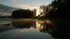 Poranek nad wodą :)