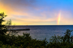 I tęcza też się przydarzyła ;)