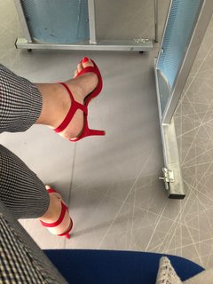 Czerwone sandałki