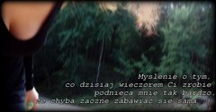 Myślenie o tym co dzisiaj wieczorem...