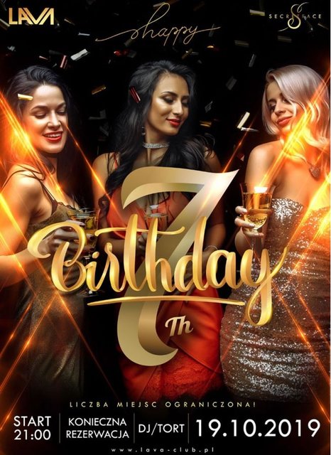 SIÓDME URODZINY CLUBU LaVa - DJ - SEX PARTY -19.10.2019 r. - LavaClub