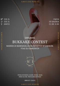 29 GRUDNIA - BUKKAKE CONTEST - Gangbang