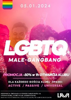 05.01.2024r. PIĄTEK - LGBTQ+ BI SEX PARTY - MALE GANG BANG - 20