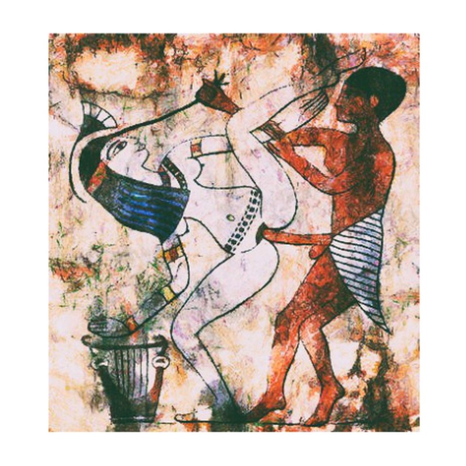 Erotic art of ancient Egypt by Michal Boubin - piccock