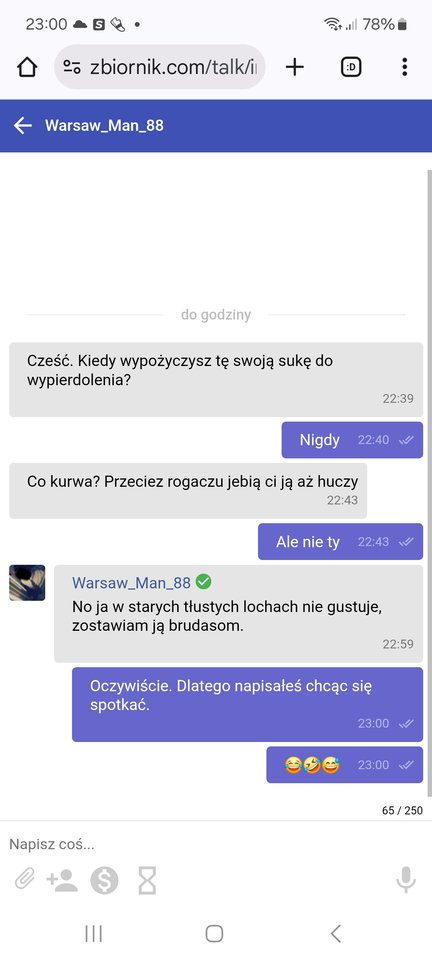 Kolejny typowy zbiornikowy singiel - cuckoldowie