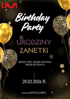 20.02.2026 r. - DEBIUTANCI - SEX PARTY + URODZINY ŻANETKI