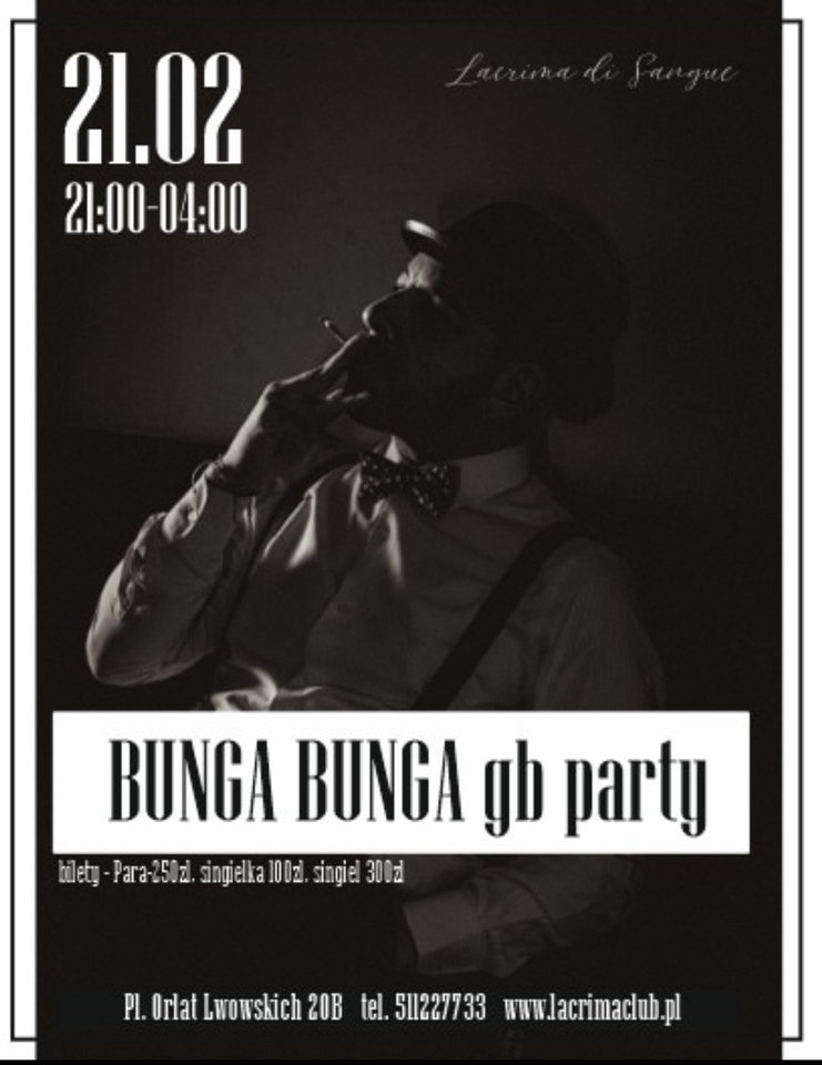 SOBOTA BUNGA BUNGA - LaCrimadiSangue