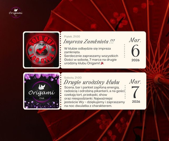 NAJBLIŻSZY WEEKEND W ORIGAMI CLUB! .jpg - Origamiclub