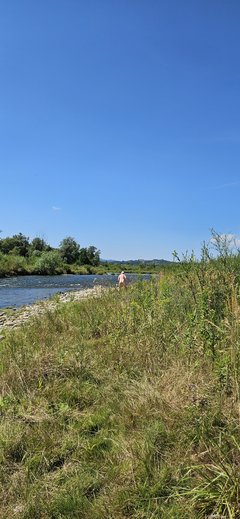 Naga plaża w Stadłach 27.07.2024