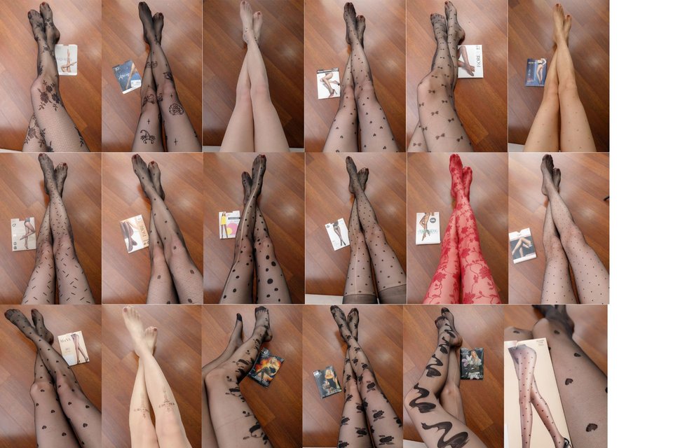 W ramach reorganizacji komody wyzbywam się wzorków - większo - szpilki_rajstopy