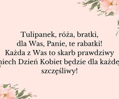 Wszystkiego najlepszego z okazji Dnia Kobiet