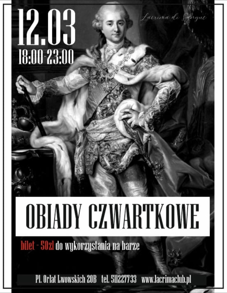 CZWARTKOWY OBIAD - LaCrimadiSangue