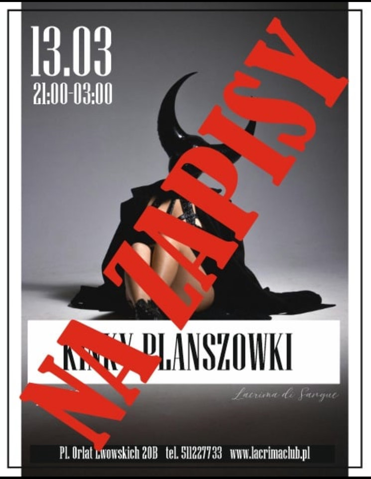 KINKY PLANSZOWKI - LaCrimadiSangue